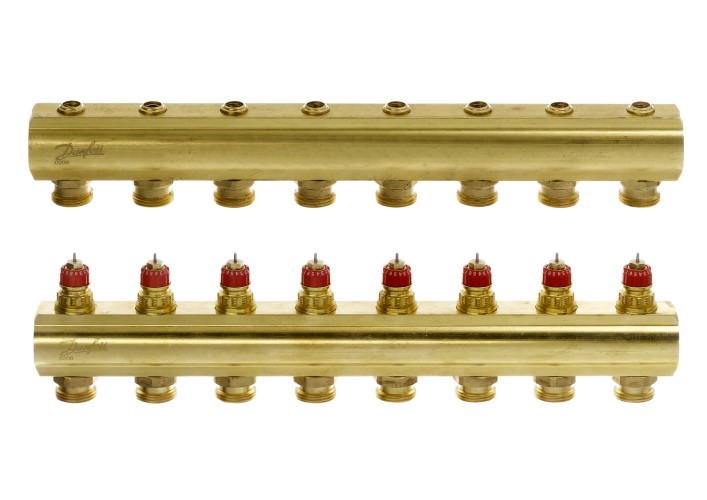 Danfoss - 088U0508 - Коллекторы FHF-8 для 8 контуров