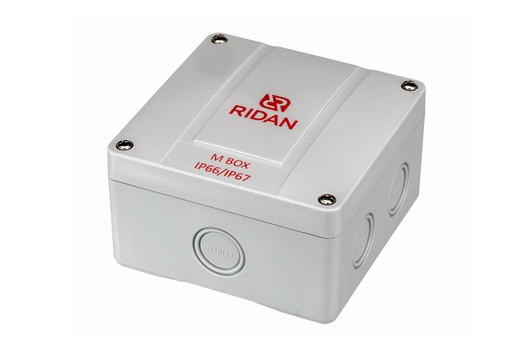 21RT0928R - Коробка распределительная Ridan M BOX (Бокс), 110х110х67 мм, IP66/IP67, серая