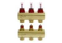 Danfoss - 088U0523 - Коллекторы FHF-3F с расходомерами для 3 контуров