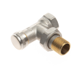 Ridan - 003L0143R - Клапан запорный LV угловой никелированный, DN15, для бокового присоединения к радиатору